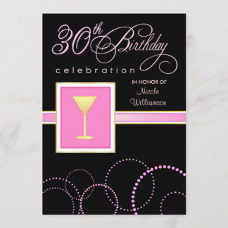 trigésimo Invitaciones de la fiesta de cumpleaños