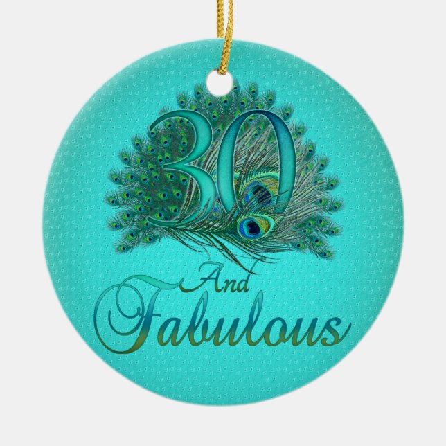 trigésimo Ornamentos del cumpleaños (Frente)