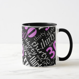 trigésimo Tazas de café del cumpleaños