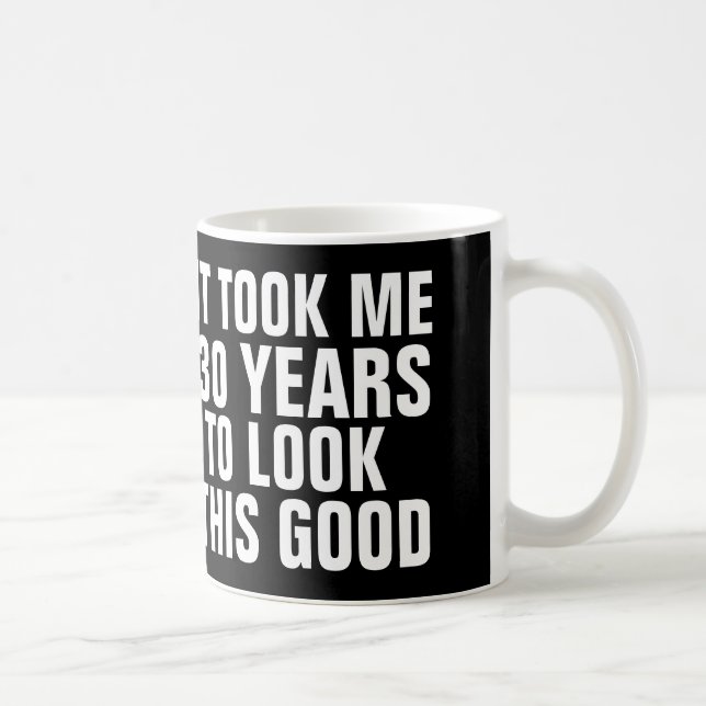 trigésimo Tazas de café divertidas del CUMPLEAÑOS (Derecha)