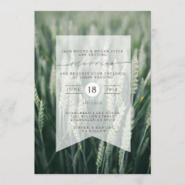 Trigo orgánico | Invitación a la boda