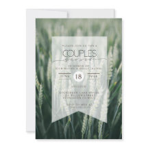 Trigo orgánico | Invitación de duchas de parejas