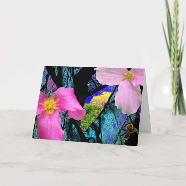 Trillium, tarjeta de felicitación (Anverso)