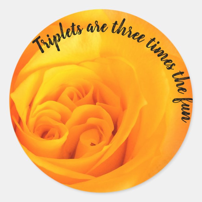 Trillizos de Sello para sobres Rosa Naranja de Bab (Anverso)