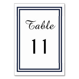 Trim de doble marina - Tarjeta de mesa