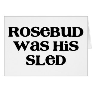 Trineo del capullo de rosa