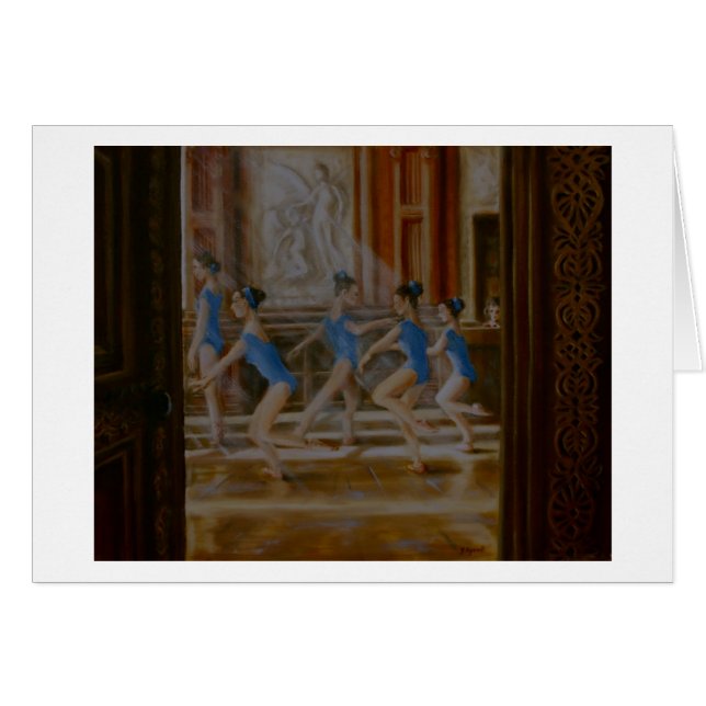 'Tring Park, la sala de baile' - Clase de ballet (Anverso (Horizontal))