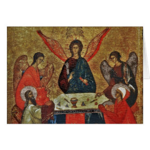 Trinidad con los santos