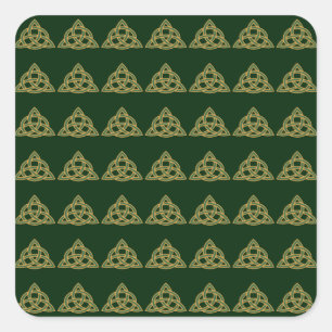Trinity Knot Green Pegatinas