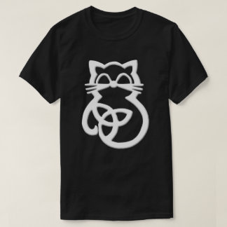 Trinity White Knot Camiseta de gato celta