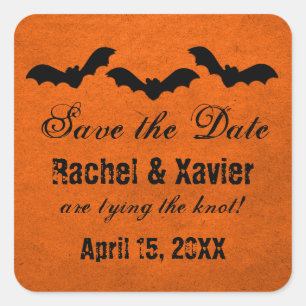 Trio de Bats Halloween Salven a los Pegatinas de c