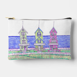 Trío de cabaña de playa Pequeña bolsa accesoria