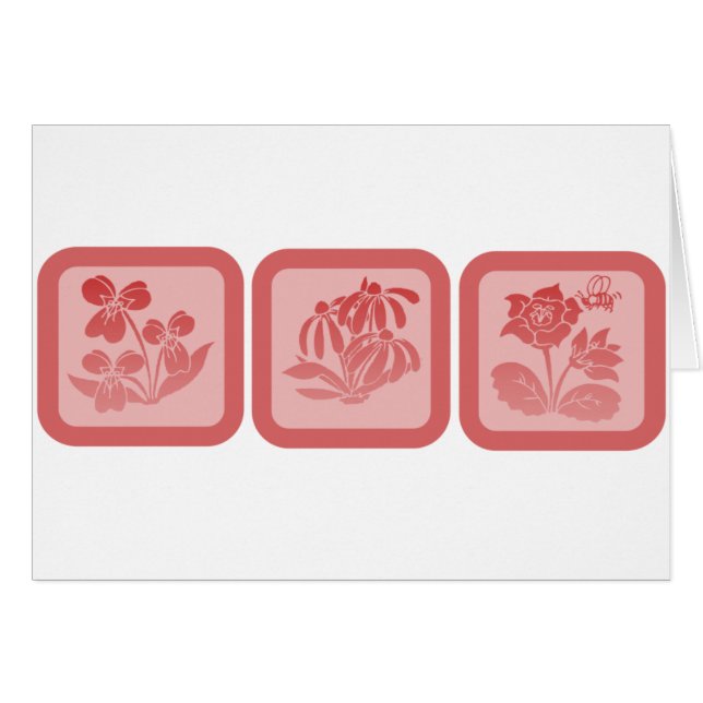 Trío de flores (Anverso (Horizontal))