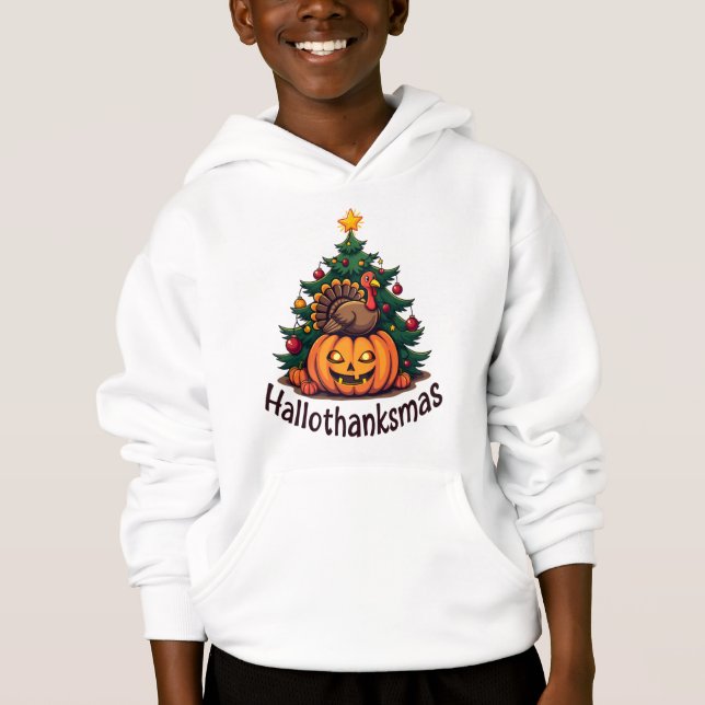 Trío de Hallothanksmas: Calabaza, Turquía y Navida (Anverso)