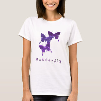Trío de mariposa camiseta de manga larga