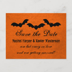 Trío de Murciélagos de Halloween Tarjeta Postal pa