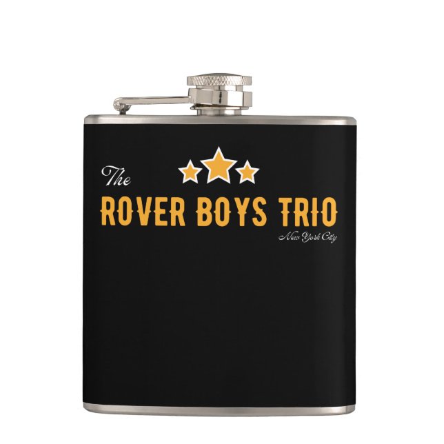 Trío de niños Rover 6 oz. Petaca (Anverso)