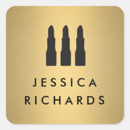 Trío de pintalabios sobre Pegatinas de artistas de