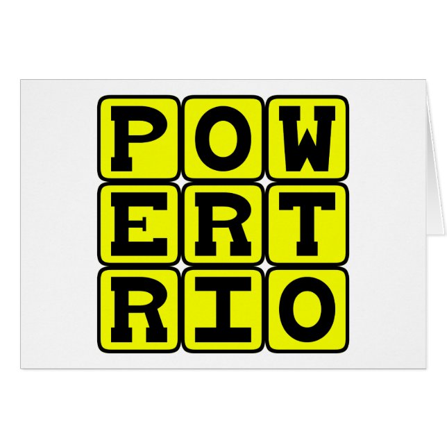 Trío de Poder, Género Musical (Anverso (Horizontal))