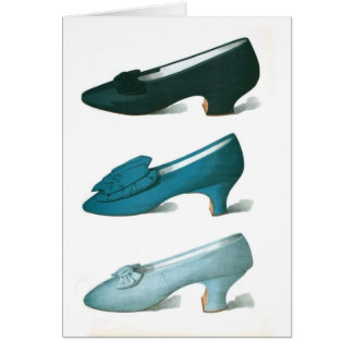 Trío de zapatos azules