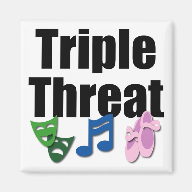 Triple amenaza de imán (Frente)