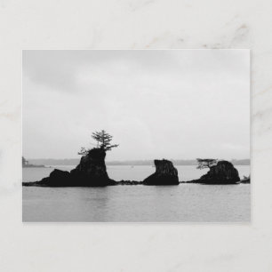 Triple cadena de rock de la postal de Siletz Bay