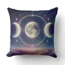 Triple Fases Lunares – Almohada Celestial de Luna