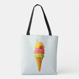 Triple Scoop Delight - Bolsa De Tote De Crema De H