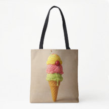 Triple Scoop Delight - Bolsa De Tote De Crema De H