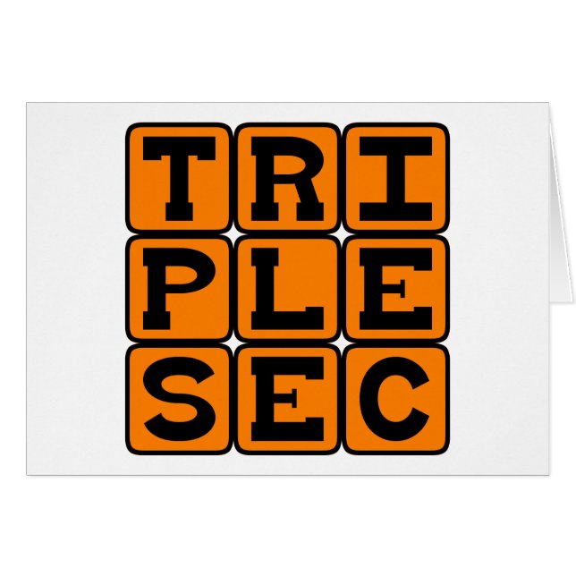 Triple Sec, Mezclador de Bebidas (Anverso (Horizontal))