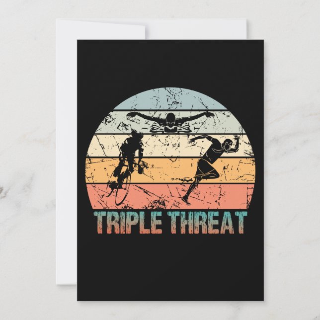 Triple Threat - Triathlon Athlete (Anverso)