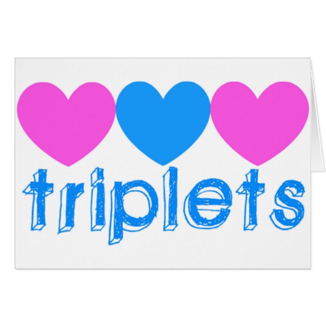 Triplet Dos Chicas Un Niño (Anverso (Horizontal))