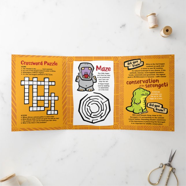 Triplio de tarjetas de felicitación de cebra de vi (Interior)