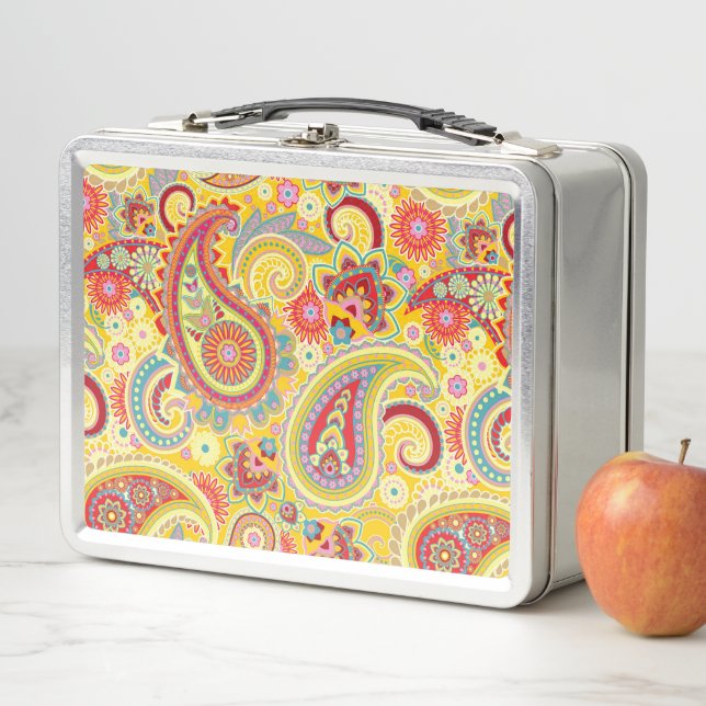 Trippy Hippy Retro Paisley (In situ)