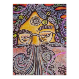 Trippy Whimsical Surreal Poster | Pull