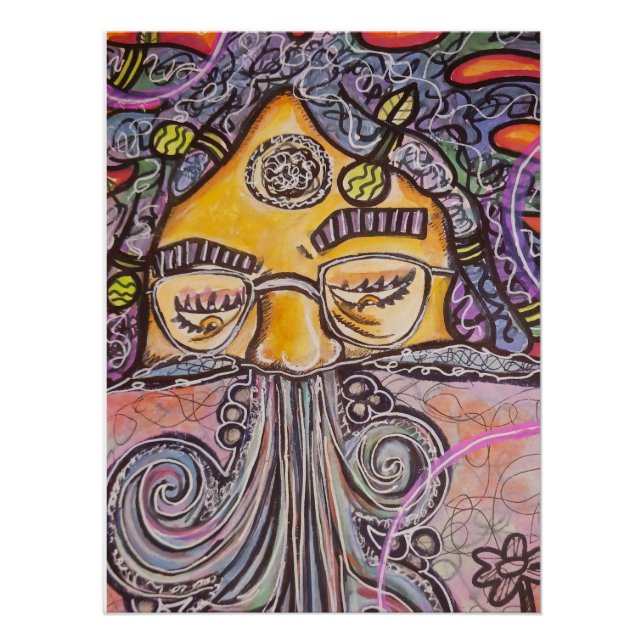  Trippy Whimsical Surreal Poster | Pull (Anverso)