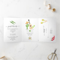 Fiesta Taco mexicano 'acerca de la invitación trip