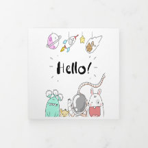 Invitación al cumpleaños de Space Adventure - Tarj