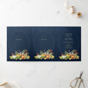 Tríptica Nuestra Boda 6 páginas Invitación a la boda españo