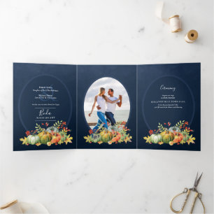 Tríptica Nuestra Boda 6 páginas Invitación a la boda españo