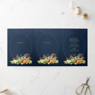 Tríptica Nuestra Boda 6 páginas Invitación a la boda españo
