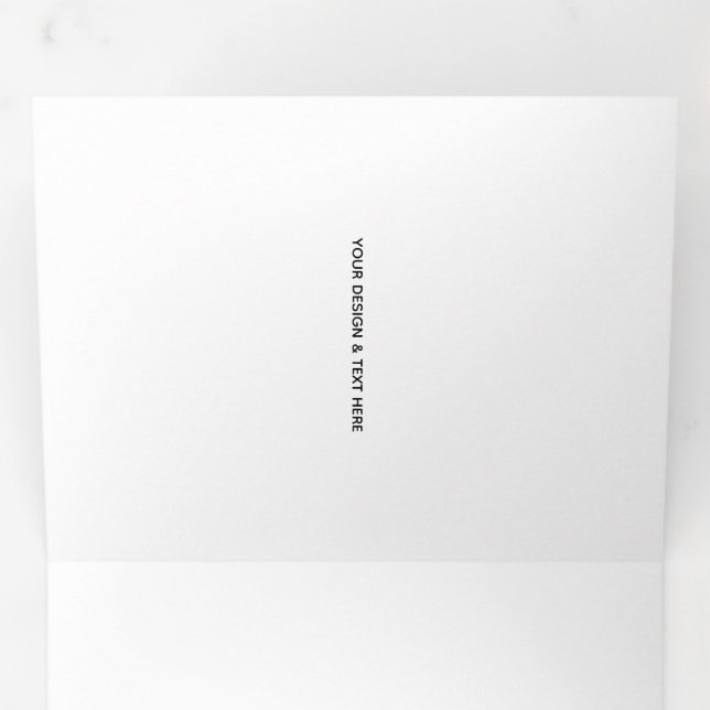 Tríptica Tarjeta de agradecimiento empresarial minimalista  (Interior primer panel)