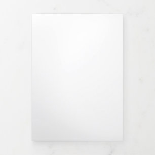 Tríptica Tarjeta doble de 5" x 7"
