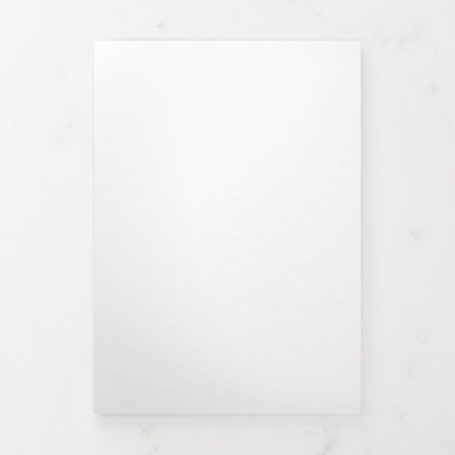 Tríptica Tarjeta doble de 5" x 7" (Foto de portada)