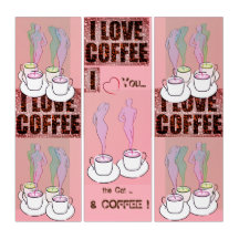 Cafe Rótulo Café Lover con Triptych Rosa
