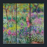 Tríptico Claude Monet - El jardín del Iris en Giverny<br><div class="desc">El Jardín Iris de Giverny / El Jardín del Artista en Giverny - Claude Monet,  1899-1900</div>