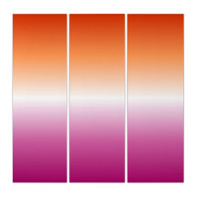 Colores gradientes de la bandera del Orgullo Lesbi