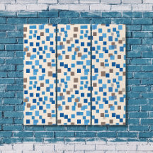 Patrón abstracto multicuadrado