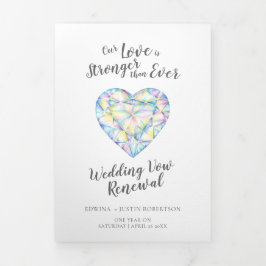 Tríptico Programa de renovación de vocales del boda de la a