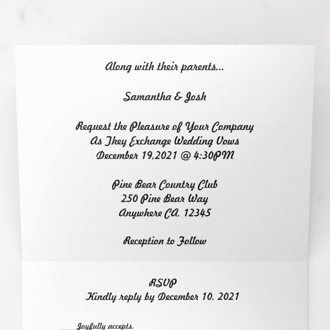 Tríptico Programa triple de letra plegada (Interior primer panel)